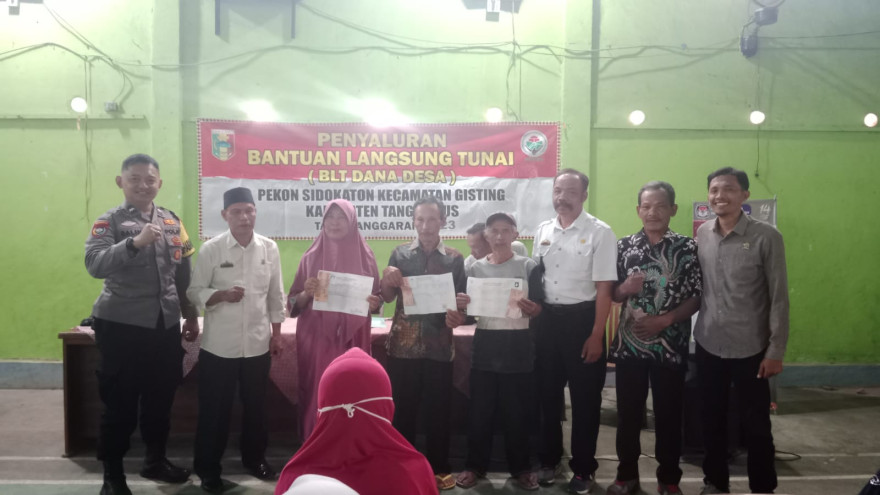 PENYALURAN BANTUAN LANGSUNG TUNAI TAHAP KE 3 PEKON SIDOKATON TAHUN 2023